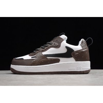 Nike Air Force 1 Ac Beyaz / Kahverengi / Siyah Kaykay Ayakkabı Türkiye - LHUT407G